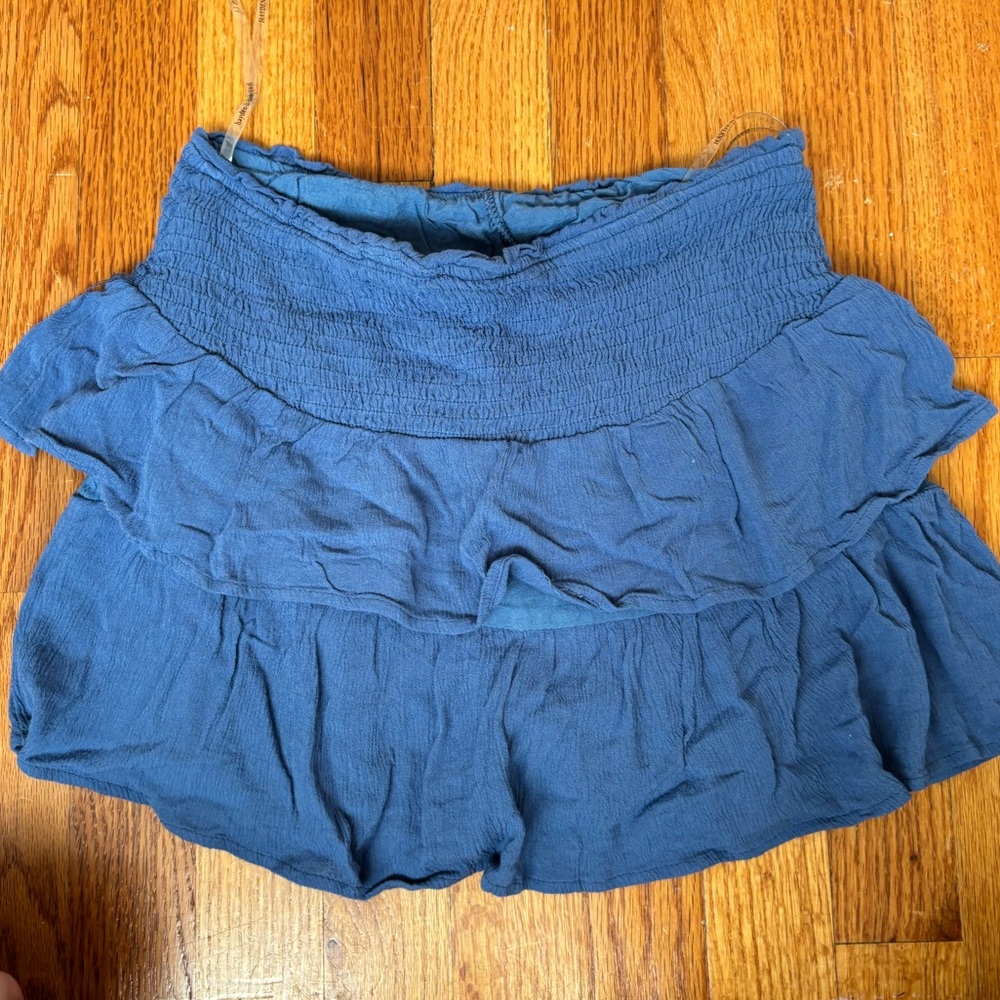 Girl Hero (Hayden girls) blue mini skirts